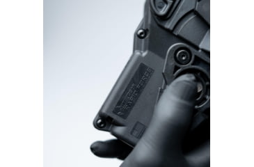Image of Alien Gear Holsters Rapid Force Level 3 Duty Polymer OWB Belt Holster, Sig P320 Full Size 9mm/.40 cal/M17/XFull, Sig P320 Compact/Carry 9 mm/.40 cal/M18/Xcarry, Right Hand, No Light, No Axon, Black, R3-M-0691-BK-RH-L0-A0-B