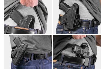 Image of Alien Gear Holsters Shapeshift Core Carry Pack Holster, Taurus PT111 Millennium G2, 1.5in Belt Slide, Right, Black, SSHK-0435-RH-C-15-XXX