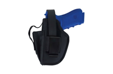 Image of Allen Ambidextrous Hip Holster, Semi Automatic Handgun, 4.5-Inch to 5-Inch, Black, Large, 44503