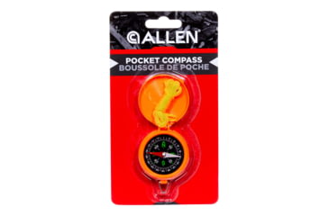 Image of Allen Pocket Compass with Lid, Orange, 487