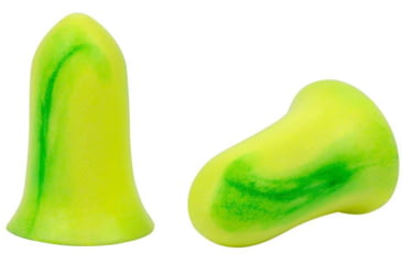 Image of Allen ULTRX Tapered Foam Ear Plugs, Yellow/Lime Green, 25 Pair, NRR 32dB, 4116