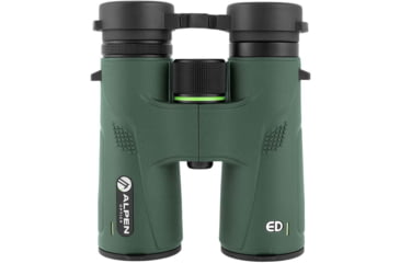 Image of Alpen Chisos ED 10x42mm Roof BK4 Prism Binocular, Green, 1212930