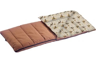 Image of American Trails Safari 5 Sleeping Bag, Burnt Orange, 39x80 3iF2501ZW