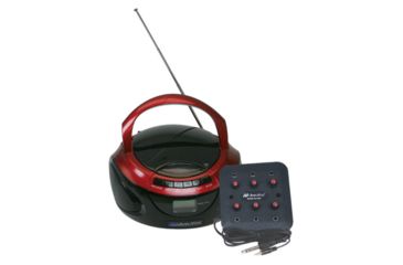 Image of AmpliVox Six-Station Listening Center/Boom box, Black, SL1014