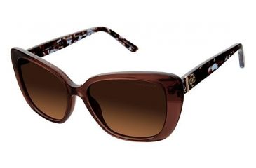 Image of Ann Taylor ATP903 Bifocal Prescription Sunglasses TYATP90303 - Frame Color Brown/blue Tort