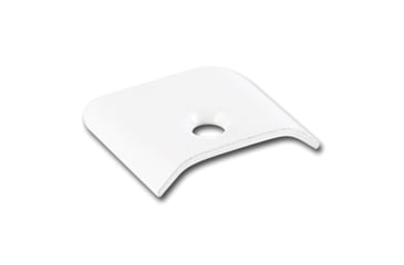 Image of AP Products Aluminum End Caps, White, Pack of 10, 021-39201