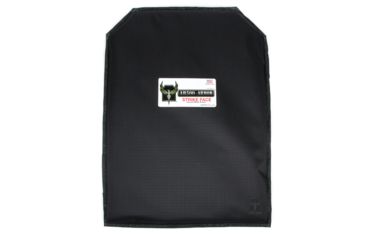Image of AR500 Armor Level IIIA 11x15 Hybrid Soft Backpack Armor Plate, Black 3A11X15H