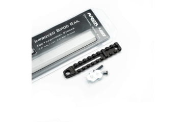Image of Area 419 Improved Bipod Picatinny Rail, 4.8 in, 10 Slot, Snag Free, Black, 419-IBR