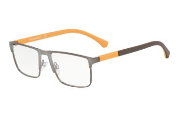 Image of Armani EA1095 Eyeglass Frames 3282-53 - Matte Gunmetal