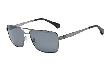 Image of Armani EA2019 Progressive Prescription Sunglasses EA2019-300381-58 - Lens Diameter 58 mm, Frame Color Matte Gunmetal