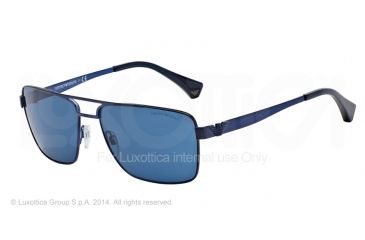 Image of Armani EA2019 Progressive Prescription Sunglasses EA2019-301880-58 - Lens Diameter 58 mm, Frame Color Matte Blue