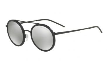 Image of Armani EA2041 Single Vision Prescription Sunglasses EA2041-30016G-50 - Lens Diameter 50 mm, Frame Color Matte Black