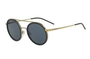 Image of Armani EA2041 Single Vision Prescription Sunglasses EA2041-300287-50 - Lens Diameter 50 mm, Frame Color Matte Pale Gold