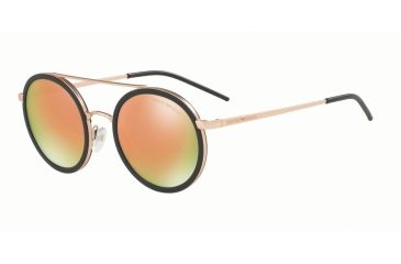 Image of Armani EA2041 Single Vision Prescription Sunglasses EA2041-30044Z-50 - Lens Diameter 50 mm, Frame Color Matte Pink Gold