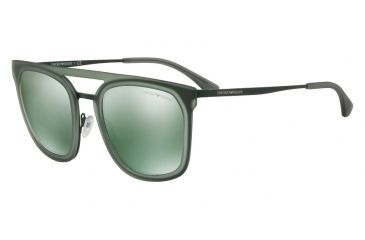 Image of Armani EA2062 Prescription Sunglasses EA2062-31276R-54 - Lens Diameter 54 mm, Frame Color Matte Dark Green