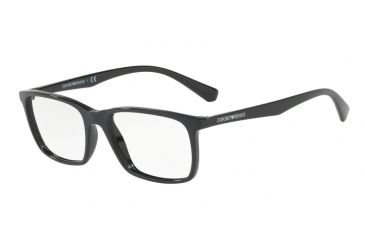 Image of Armani EA3116 Eyeglass Frames 5017-53 - Black Frame
