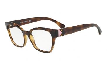 Image of Armani EA3132 Eyeglass Frames 5026-52 - Dark Havana Frame