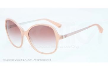 Image of Armani EA4024 Single Vision Prescription Sunglasses EA4024-52028D-56 - Lens Diameter 56 mm, Frame Color Pearl Peach