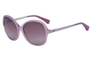 Image of Armani EA4024 Single Vision Prescription Sunglasses EA4024-52058H-56 - Lens Diameter 56 mm, Frame Color Pearl Lilac