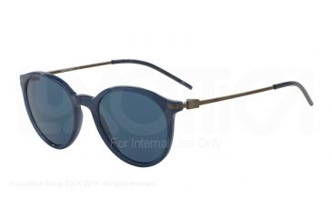 Image of Armani EA4050 Sunglasses 538380-50 - Opal Marine Blue Frame, Blue Lenses