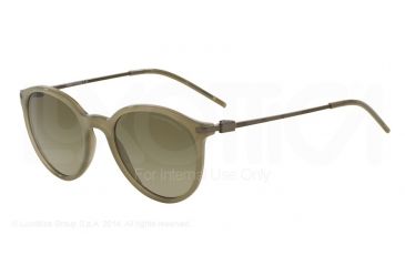 Image of Armani EA4050 Sunglasses 538413-50 - Opal Turtledove Frame, Brown Gradient Lenses