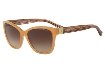 Image of Armani EA4068F Bifocal Prescription Sunglasses EA4068F-550613-57 - Lens Diameter 57 mm, Frame Color Opal Honey