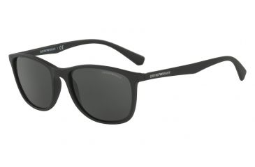 Image of Armani EA4074 Bifocal Prescription Sunglasses EA4074-504287-56 - Lens Diameter 56 mm, Frame Color Matte Black