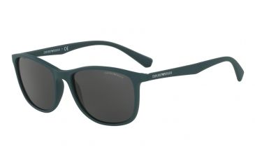 Image of Armani EA4074 Bifocal Prescription Sunglasses EA4074-550087-56 - Lens Diameter 56 mm, Frame Color Matte Green