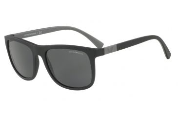 Image of Armani EA4079 Single Vision Prescription Sunglasses EA4079-504287-57 - Lens Diameter 57 mm, Frame Color Matte Black