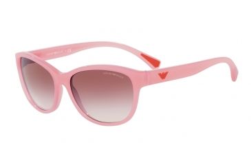 Image of Armani EA4080 Bifocal Prescription Sunglasses EA4080-55078H-57 - Lens Diameter 57 mm, Frame Color Opal Coral
