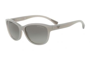 Image of Armani EA4080 Bifocal Prescription Sunglasses EA4080-553611-57 - Lens Diameter 57 mm, Frame Color Opal Grey