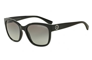 Image of Armani Exchange AX4046S Bifocal Prescription Sunglasses AX4046S-815811-54 - Lens Diameter 54 mm, Frame Color Black