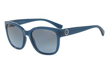 Image of Armani Exchange AX4046S Bifocal Prescription Sunglasses AX4046S-81728F-54 - Lens Diameter 54 mm, Frame Color Blue Navy Milky