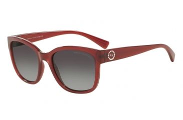 Image of Armani Exchange AX4046S Bifocal Prescription Sunglasses AX4046S-81738G-54 - Lens Diameter 54 mm, Frame Color Ruby Red Milky