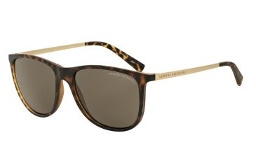 Image of Armani Exchange AX4047SF Bifocal Prescription Sunglasses AX4047SF-802973-57 - Lens Diameter 57 mm, Frame Color Matte Tortoise