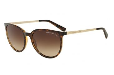 Image of Armani Exchange AX4048SF Single Vision Prescription Sunglasses AX4048SF-803713-56 - Lens Diameter 56 mm, Frame Color Tortoise