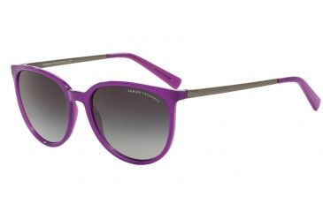 Image of Armani Exchange AX4048SF Single Vision Prescription Sunglasses AX4048SF-81718G-56 - Lens Diameter 56 mm, Frame Color Purple Magic Milky
