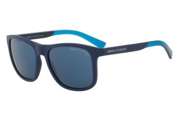 Image of Armani Exchange AX4049SF Single Vision Prescription Sunglasses AX4049SF-818380-57 - Lens Diameter 57 mm, Frame Color Matte Blue