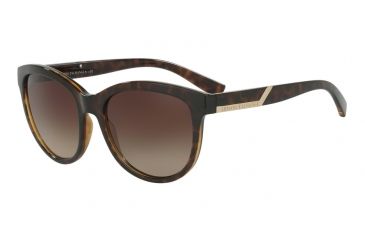 Image of Armani Exchange AX4051S Single Vision Prescription Sunglasses AX4051S-803713-55 - Lens Diameter 55 mm, Frame Color Havana