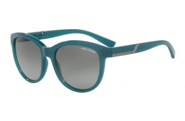 Image of Armani Exchange AX4051S Single Vision Prescription Sunglasses AX4051S-819011-55 - Lens Diameter 55 mm, Frame Color Deep Pond Milky
