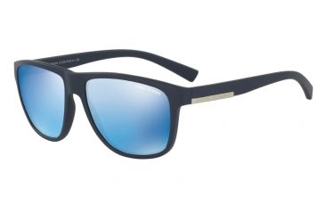 Image of Armani Exchange AX4052S Bifocal Prescription Sunglasses AX4052S-818155-58 - Lens Diameter 58 mm, Frame Color Matte Blue