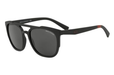 Image of Armani Exchange AX4076S Bifocal Prescription Sunglasses, 56mm, Matte Black, AX4076S-807887-56-BI
