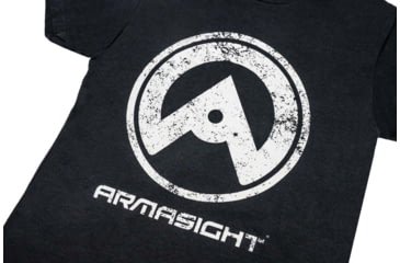 Image of Armasight Vintage Logo T-Shirt, Graphite Black, Extra Large, AATSVINXLX