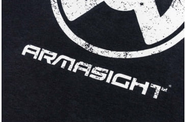 Image of Armasight Vintage Logo T-Shirt, Graphite Black, Extra Large, AATSVINXLX