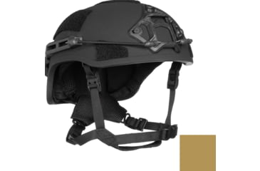 Image of ArmorSource Aire LE High Cut Ultra Lightweight Law Fully Loaded Enforcement Level IIIA Tactical Helmet, Coyote Brown, Extra Large, AIRELEXLHCCBSU3LR3KV2