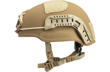 Image of ArmorSource AS-200 NIJ IIIA Standard Ballistic Helmet, Medium, Coyote Brown, 200-RCM-R4P2-CB