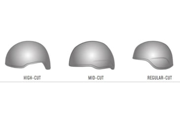 Image of ArmorSource AS-200 NIJ IIIA Standard Ballistic Helmet, Small, Foliage Green, 200-RCS-R4P2-FG