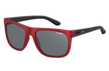 Image of Arnette Firedrill Single Vision Prescription Sunglasses, Gummy Cherry Frame, Grey Lens-AN4143-30SV
