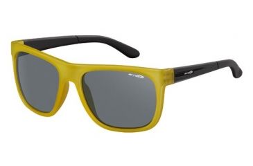 Image of Arnette Firedrill Single Vision Prescription Sunglasses, Gummy Lemon Frame, Grey Lens-AN4143-29SV