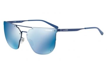 Image of Arnette HUNDO-P1 AN3073 Sunglasses 695/55-63 - Blue Frame, Mirror Blue Lenses